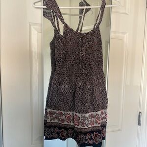 Floral Patterned Romper